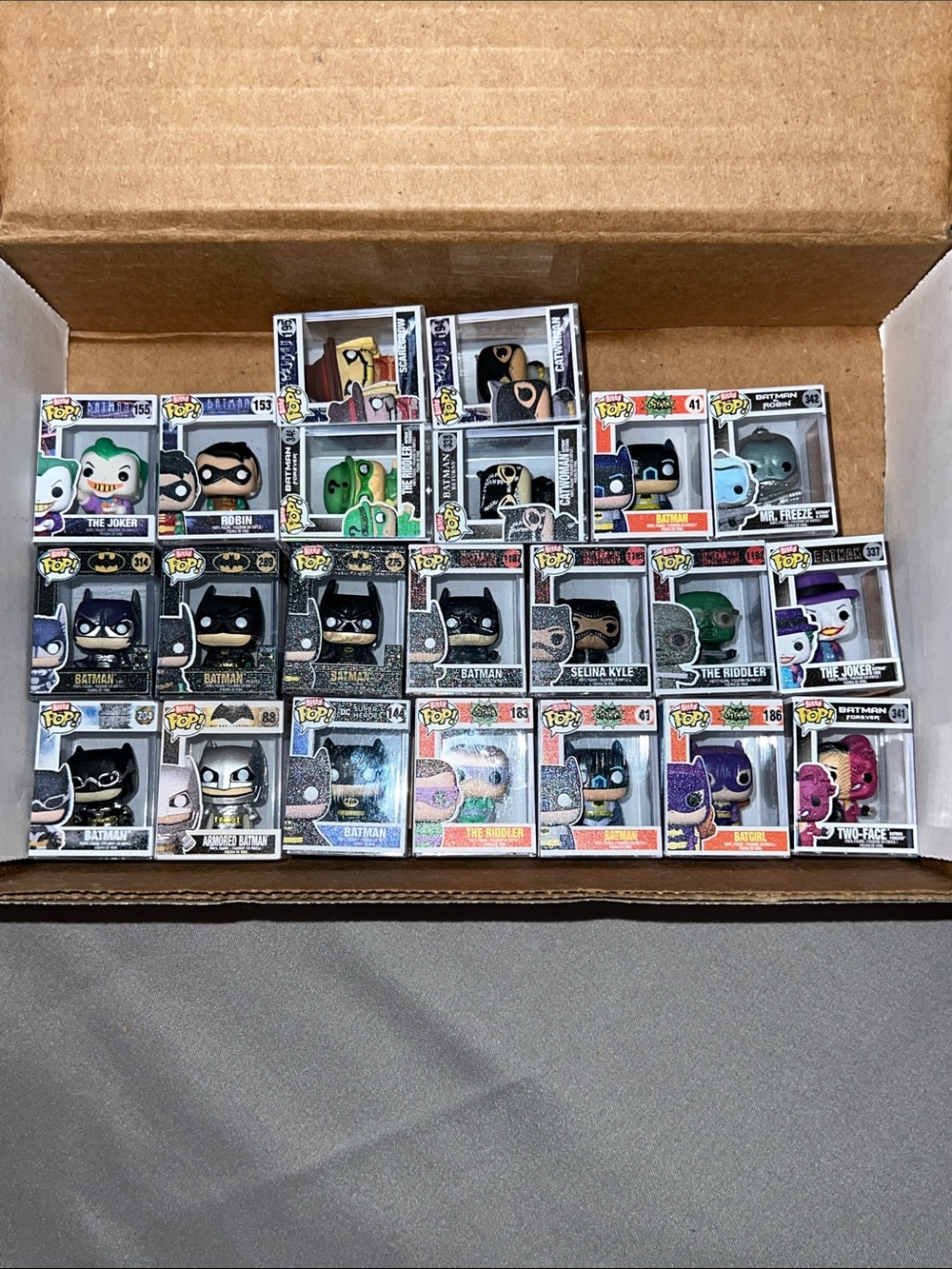 Funko Bitty Pop DC Comics Batman Ultimate Mega Lot of 21 Figures Mini